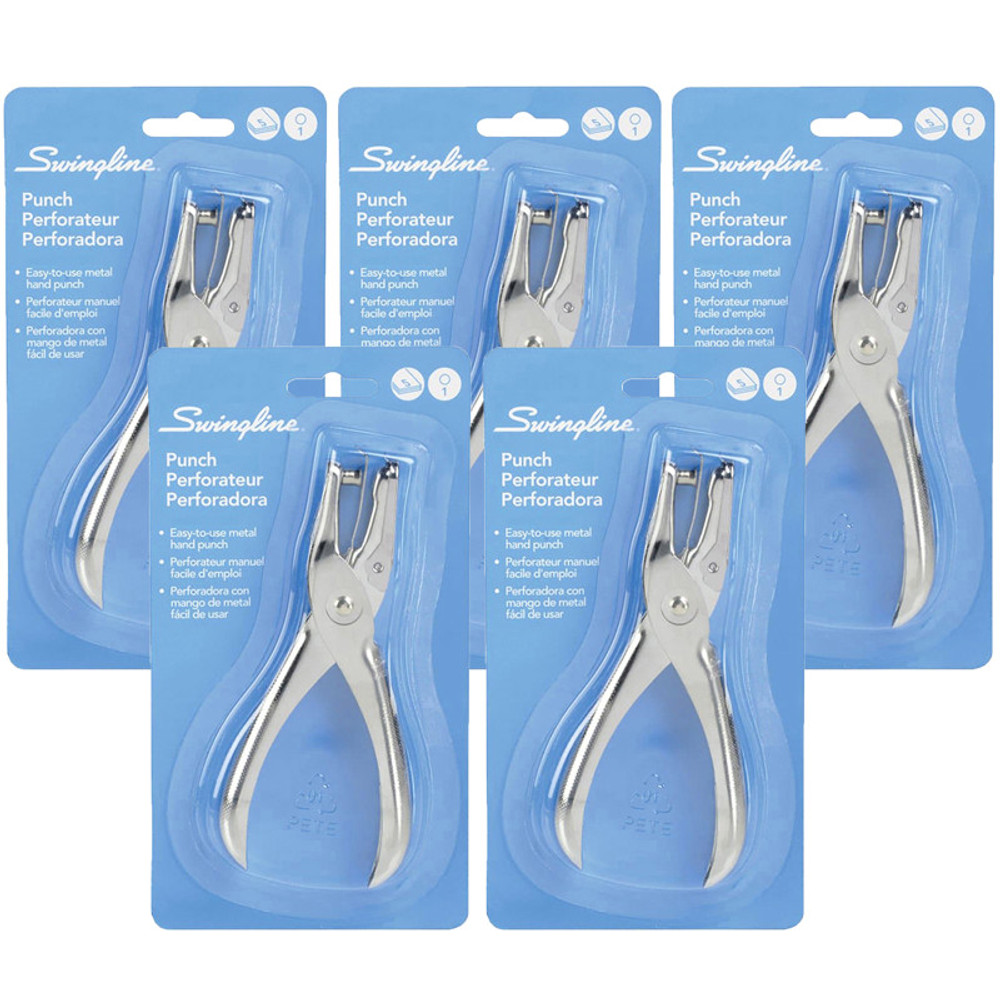 ACCO INTERNATIONAL INC. Swingline® One Hole Paper Punch, Pack of 5