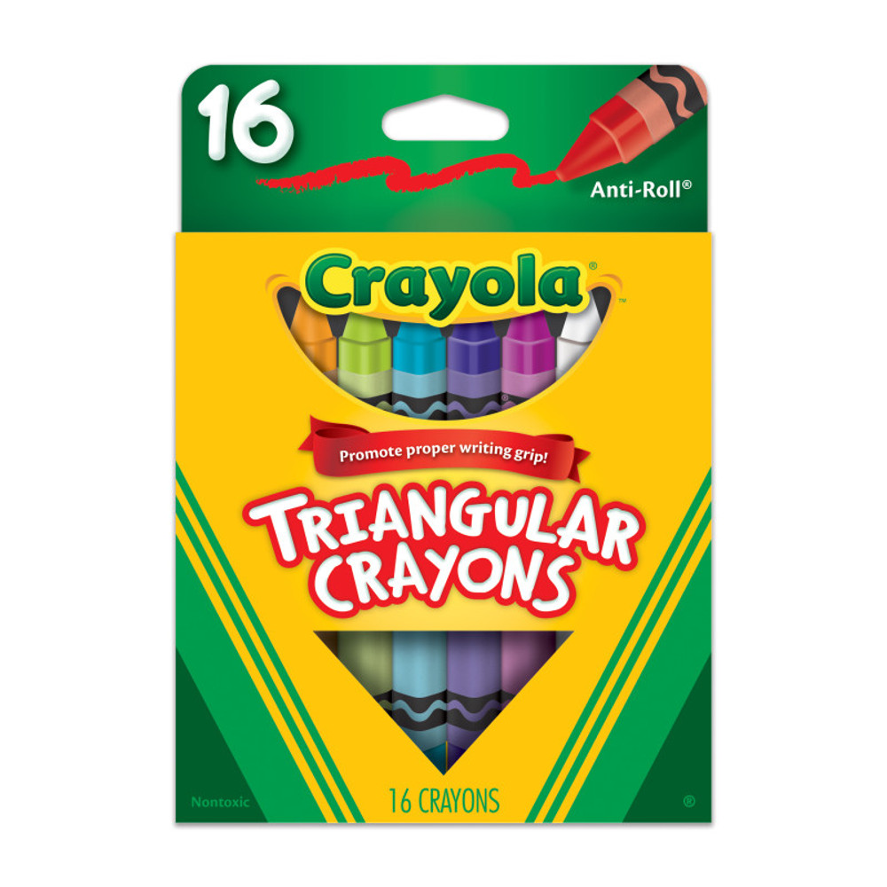CRAYOLA LLC Crayola® Triangular Crayons, 16 Count