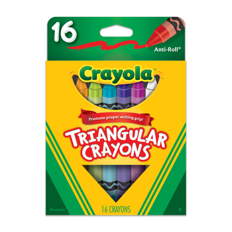 CRAYOLA LLC Crayola® Triangular Crayons, 16 Count