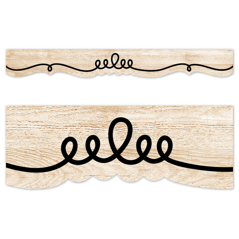 CREATIVE TEACHING PRESS Creative Teaching Press® Core Decor Loop-de-Doodle on Wood EZ Border, 48 Feet