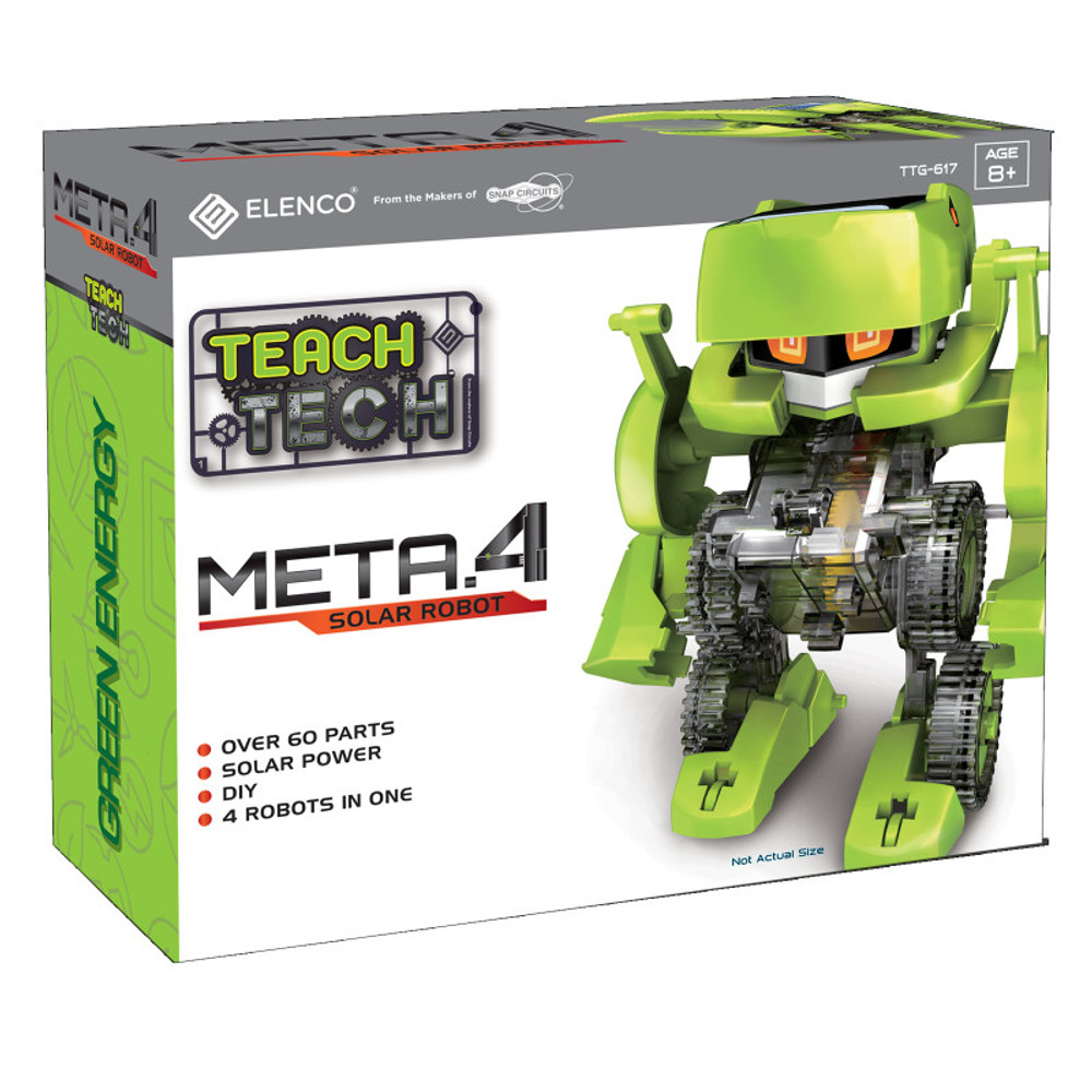 ELENCO ELECTRONICS Elenco® TEACH TECH™ Meta.4 Solar Robot Kit