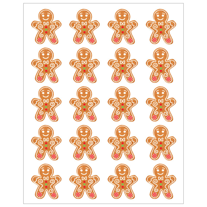 TEACHER CREATED RESOURCES Teacher Created Resources® Gingerbread Cookies Stickers, Pack of 72