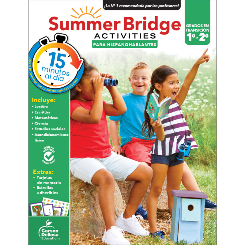 CARSON DELLOSA EDUCATION Carson Dellosa Education Summer Bridge Activities Spanish, Grade 1-2