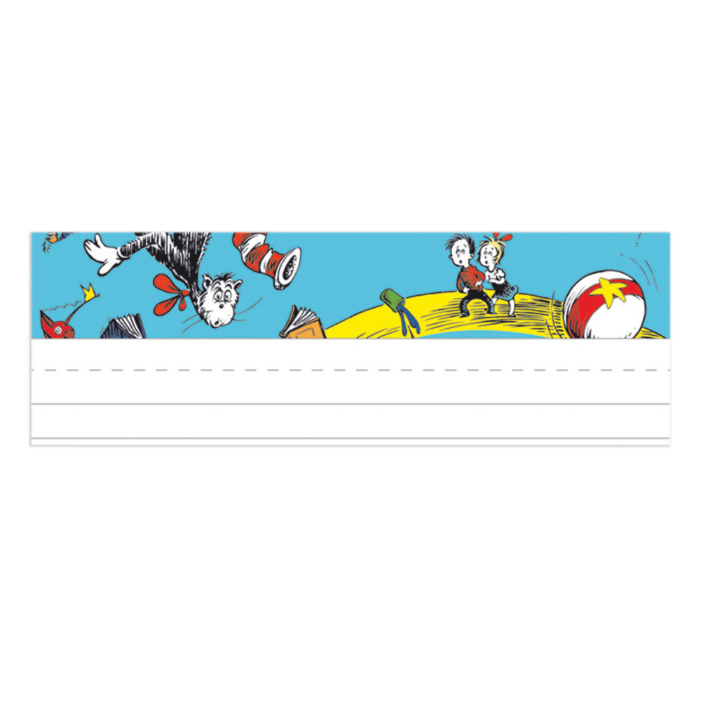 EUREKA Eureka® Cat in the Hat™ Self-Adhesive Name Plates, Pack of 36