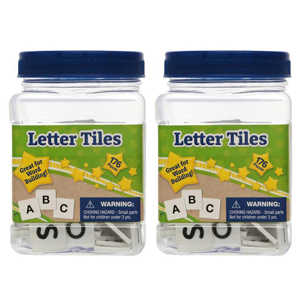 EUREKA Eureka® Tub of Letter Tiles, 176 Per Pack, 2 Packs