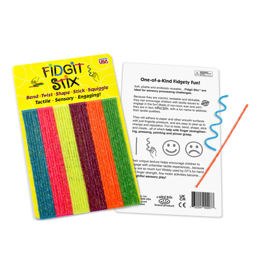 WIKKI STIX Wikki Stix® Fidgit Stix, Pack of 42
