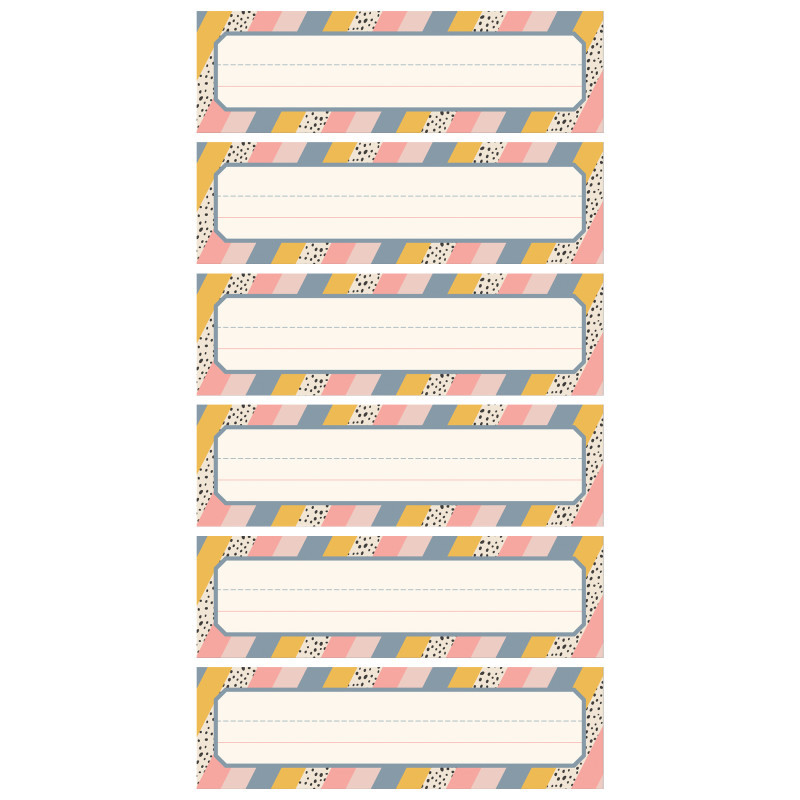 CARSON DELLOSA EDUCATION Carson Dellosa Education We Belong Nameplates, 36 Per Pack, 6 Packs