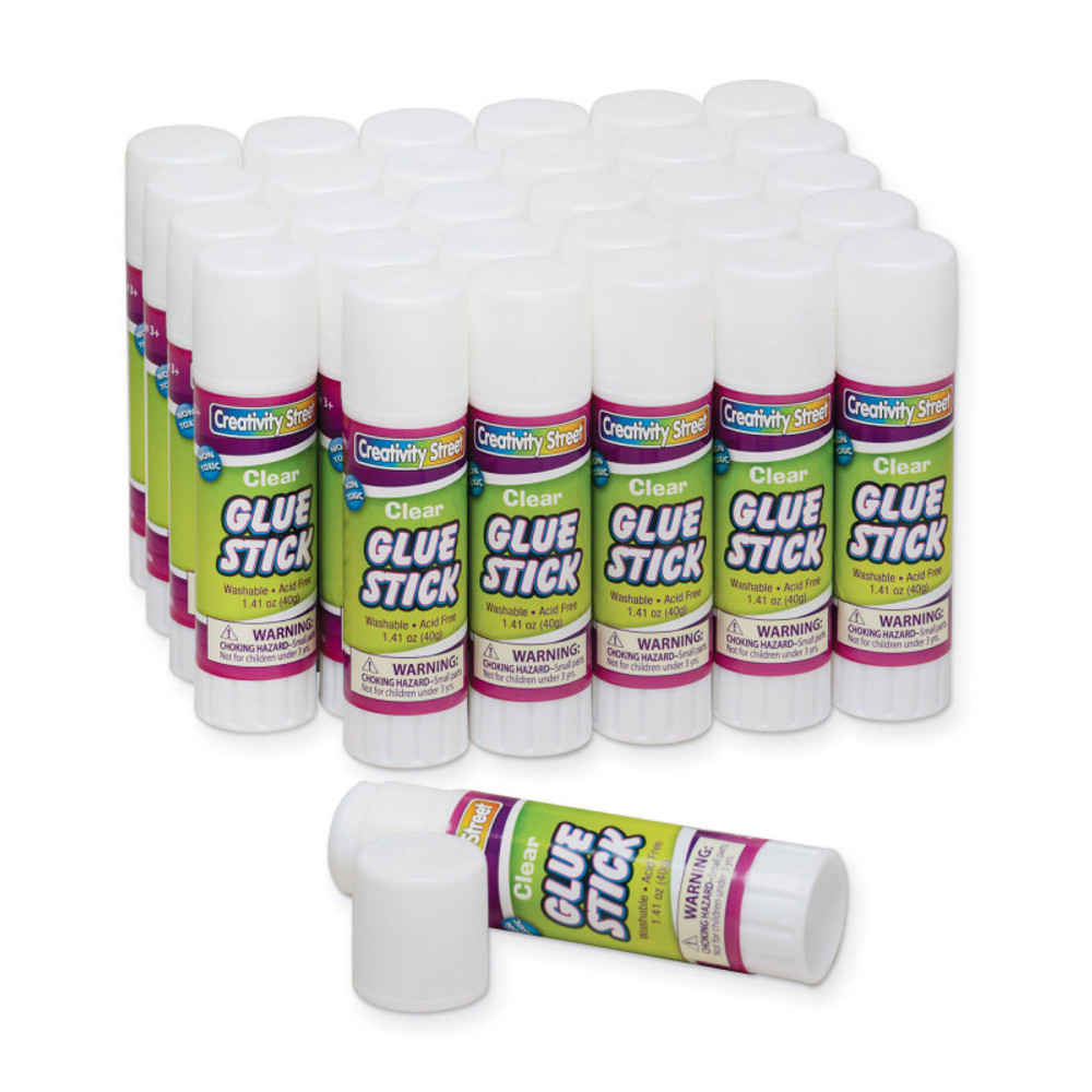DIXON TICONDEROGA CO Creativity Street® Glue Sticks, Clear, 1.41 oz., 30 Count