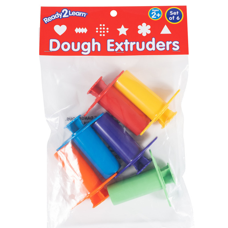 LEARNING ADVANTAGE READY 2 LEARN™ Dough Extruders - Set of 6