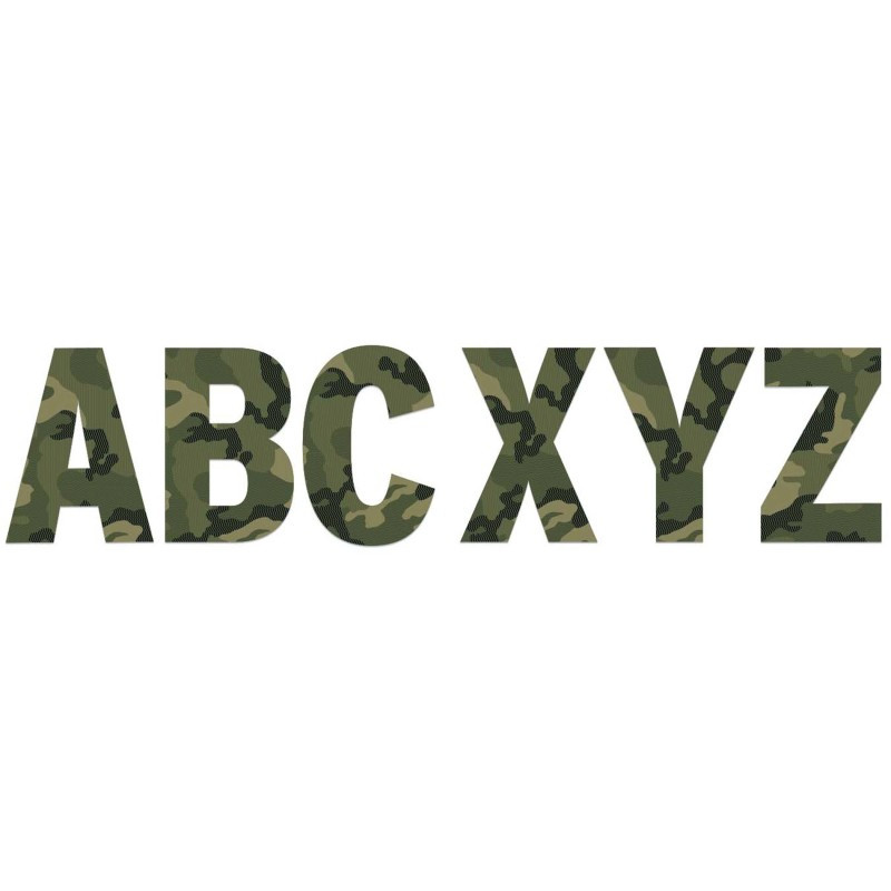 EUREKA Eureka® Classic Camo 7" Deco Letters, 129 Pieces