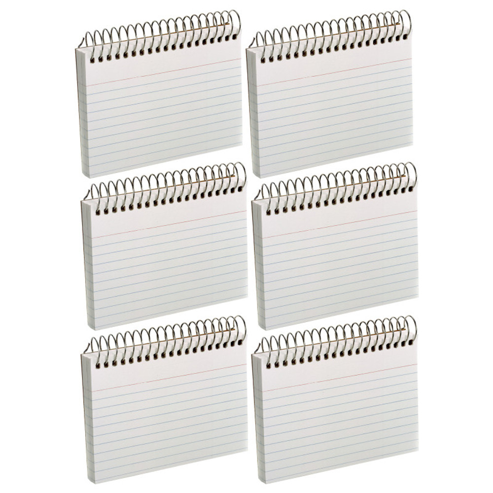 TOPS PRODUCTS Oxford® Spiral Index Cards, 3" x 5", White, Ruled, 50 Per Pack, 6 Packs TOPS PRODUCTS Oxford® Spiral Index Cards, 3" x 5", White, Ruled, 50 Per Pack, 6 Packs