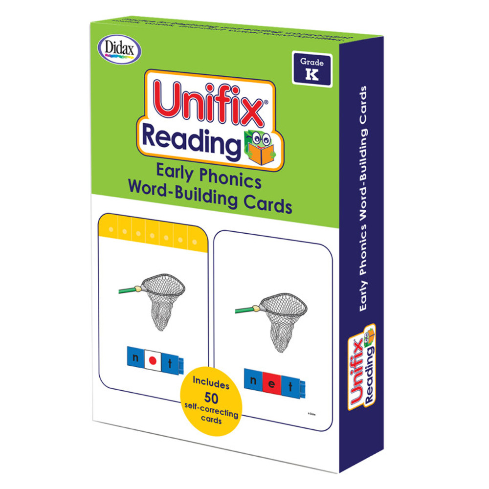 DIDAX Didax® Unifix® Word Building Cards, Grade K