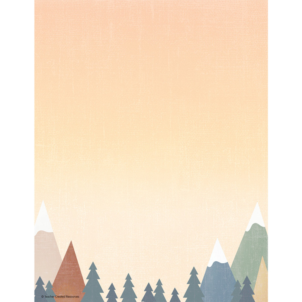 TEACHER CREATED RESOURCES Teacher Created Resources® Moving Mountains Computer Paper, 8-1/2" x 11", 50 Sheets
