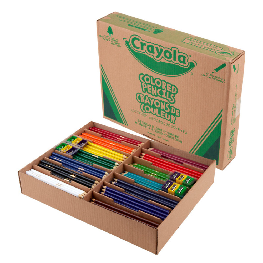 CRAYOLA LLC Crayola® Regular Colored Pencil Classpack, 462 Count