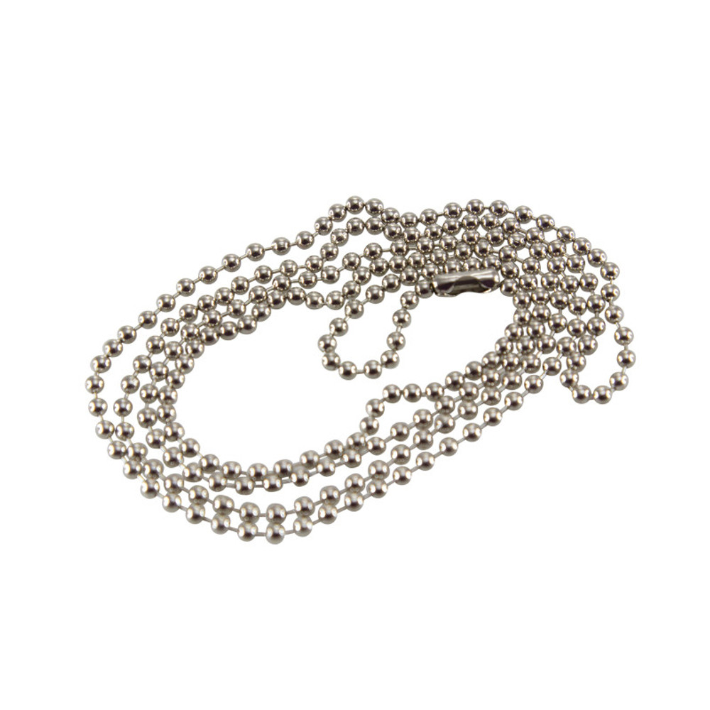 BAUMGARTENS INC SICURIX Metal Chain Lanyard, 36", Pack of 25