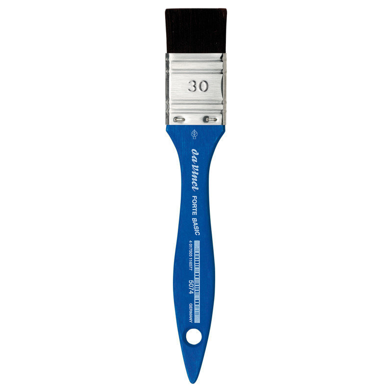 GREGORY DANIELS FINE ARTS INC da Vinci FORTE BASIC Mottler Brush, Synthetic, Acrylic, Flat, Series 5074, Size 30