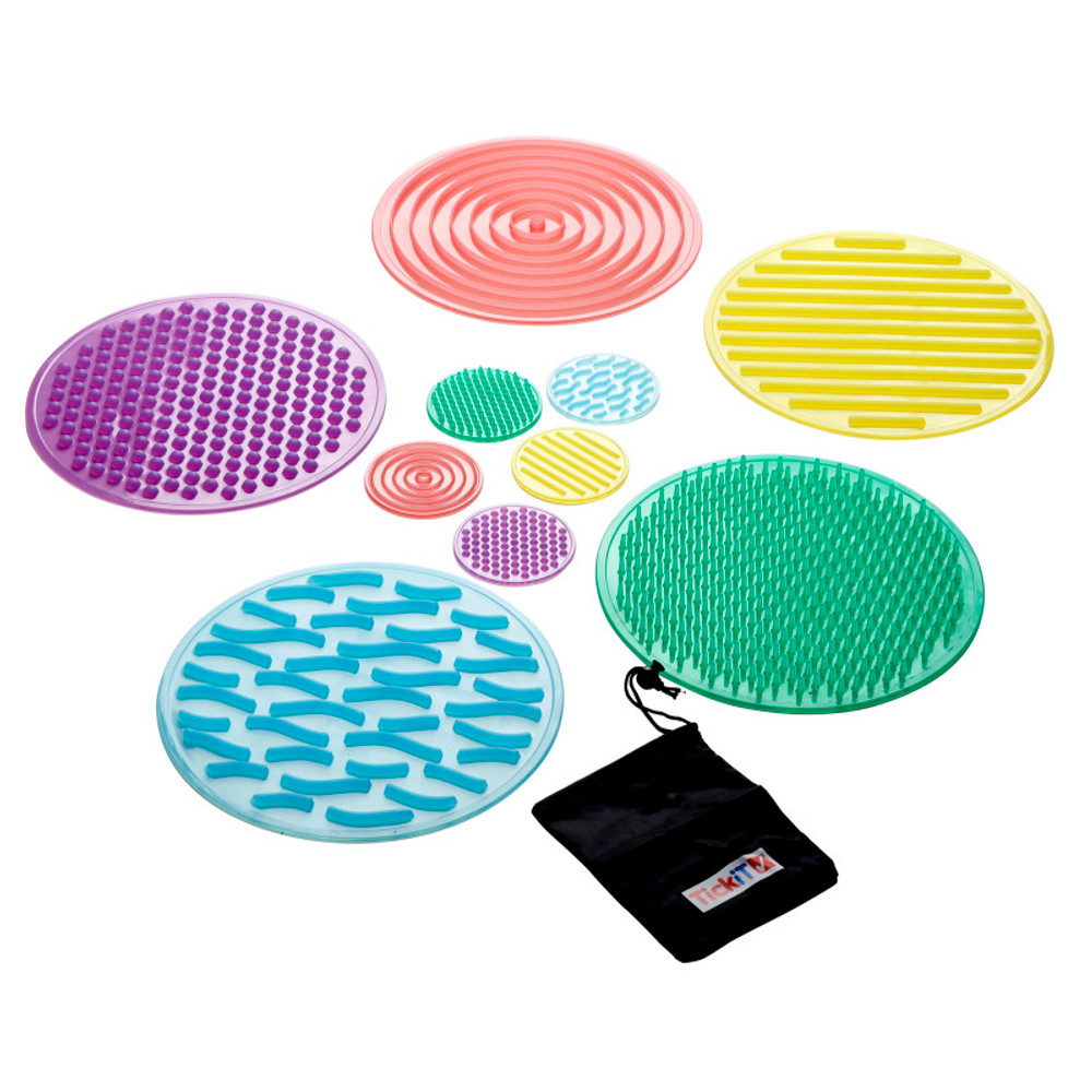 LEARNING ADVANTAGE TickiT® SiliShapes Sensory Circles - Set of 10