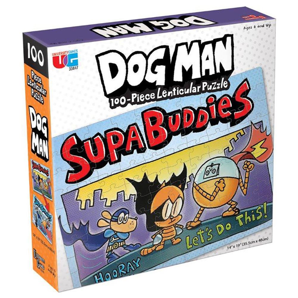 UNIVERSITY GAMES University Games Dog Man Supa Buddies Puzzle