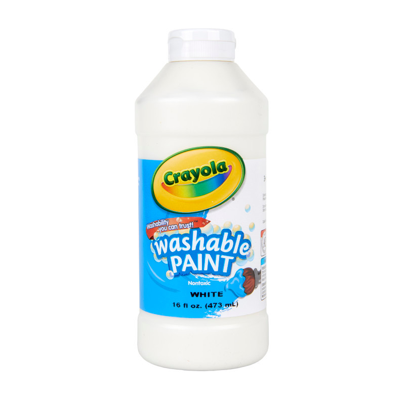 CRAYOLA LLC Crayola® Washable Paint, White, 16 oz.
