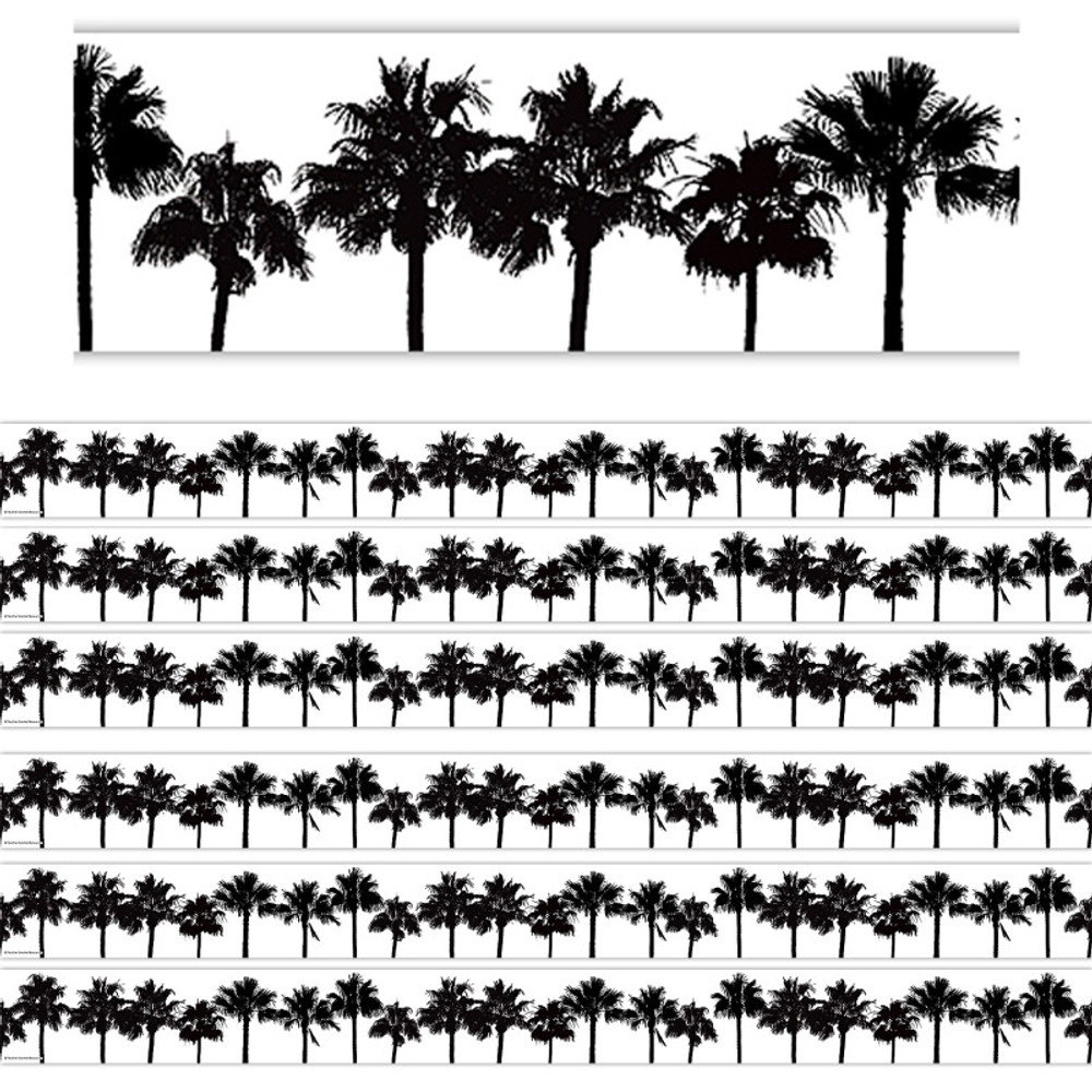 TEACHER CREATED RESOURCES Teacher Created Resources® Coco Palms Straight Border Trim, 35 Feet Per Pack, 6 Packs