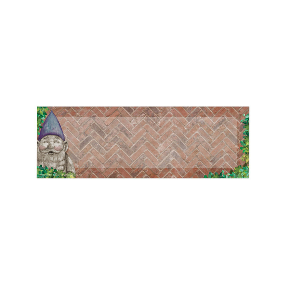 EUREKA Eureka® Curiosity Garden Self-Adhesive Name Plate, 9-5/8" x 3-1/4", Pack of 36