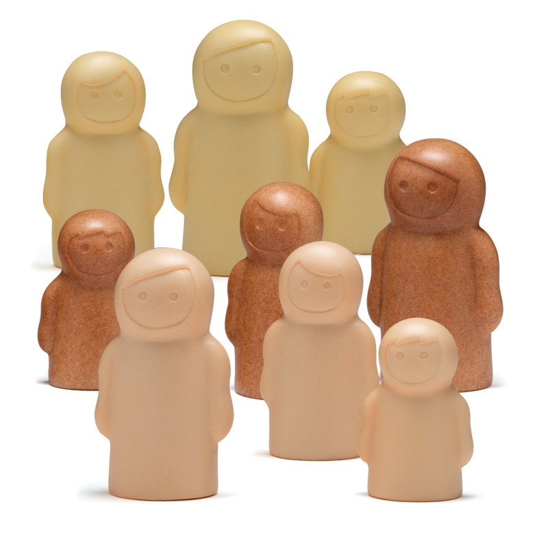 YELLOW DOOR US LLC Yellow Door Little People – Sensory Play Set of 9 Figures