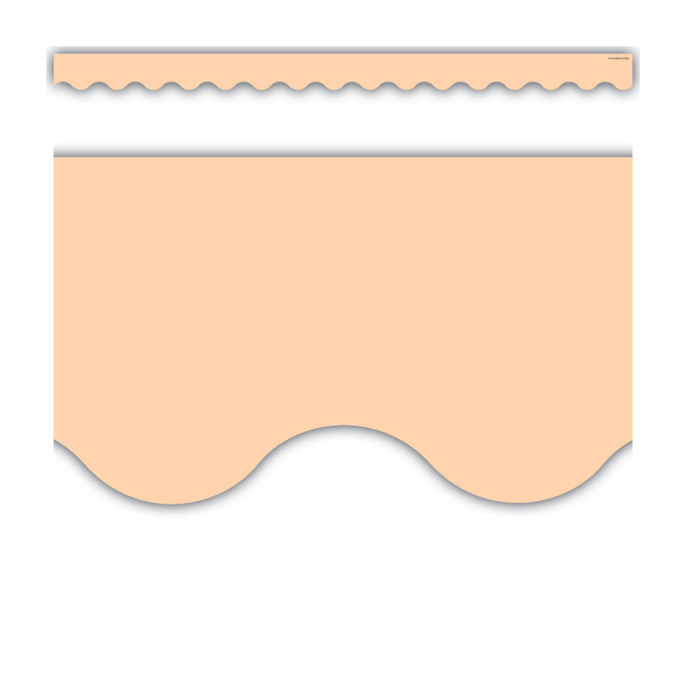 TEACHER CREATED RESOURCES Teacher Created Resources® Peach Scalloped Border Trim, 35 Feet