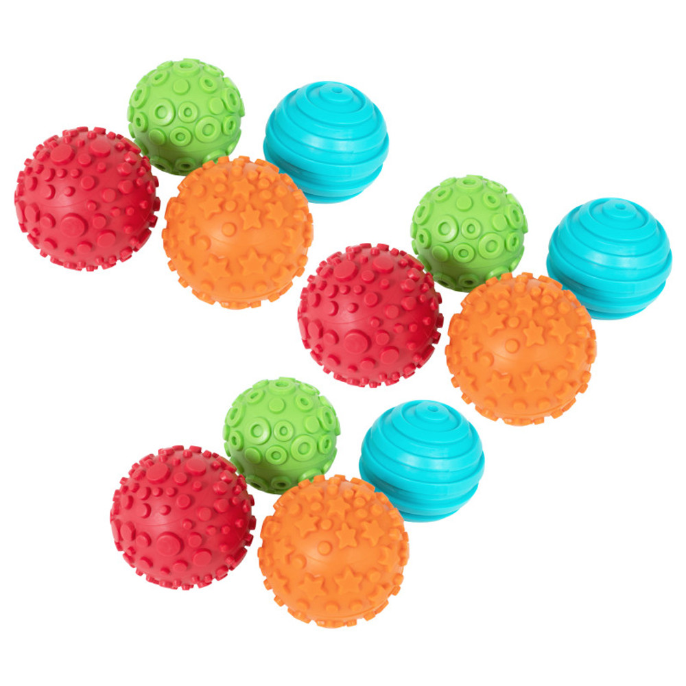 LEARNING ADVANTAGE READY 2 LEARN™ Paint and Dough Texture Spheres, 4 Per Set, 3 Sets