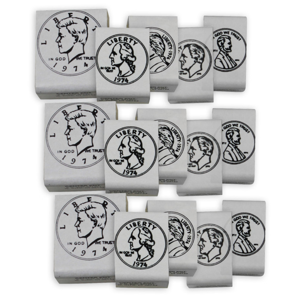 LEARNING ADVANTAGE READY 2 LEARN™ Coin Stamps - Heads - 5 Per Set - 3 Sets LEARNING ADVANTAGE READY 2 LEARN™ Coin Stamps - Heads - 5 Per Set - 3 Sets