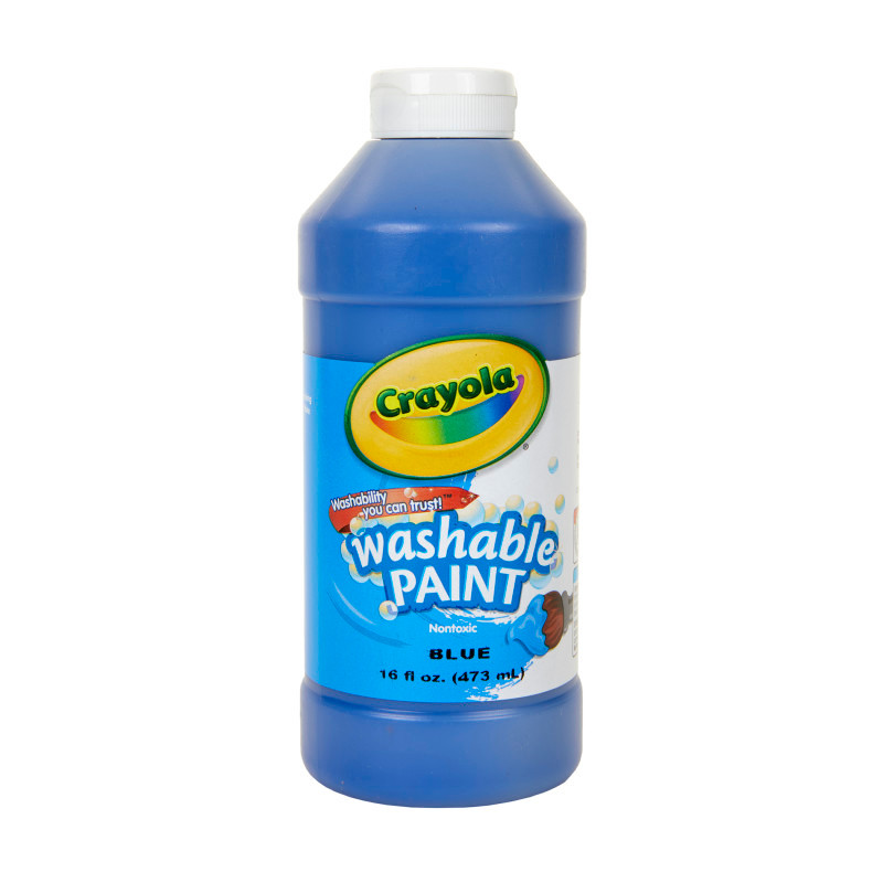 CRAYOLA LLC Crayola® Washable Paint, Blue, 16 oz.