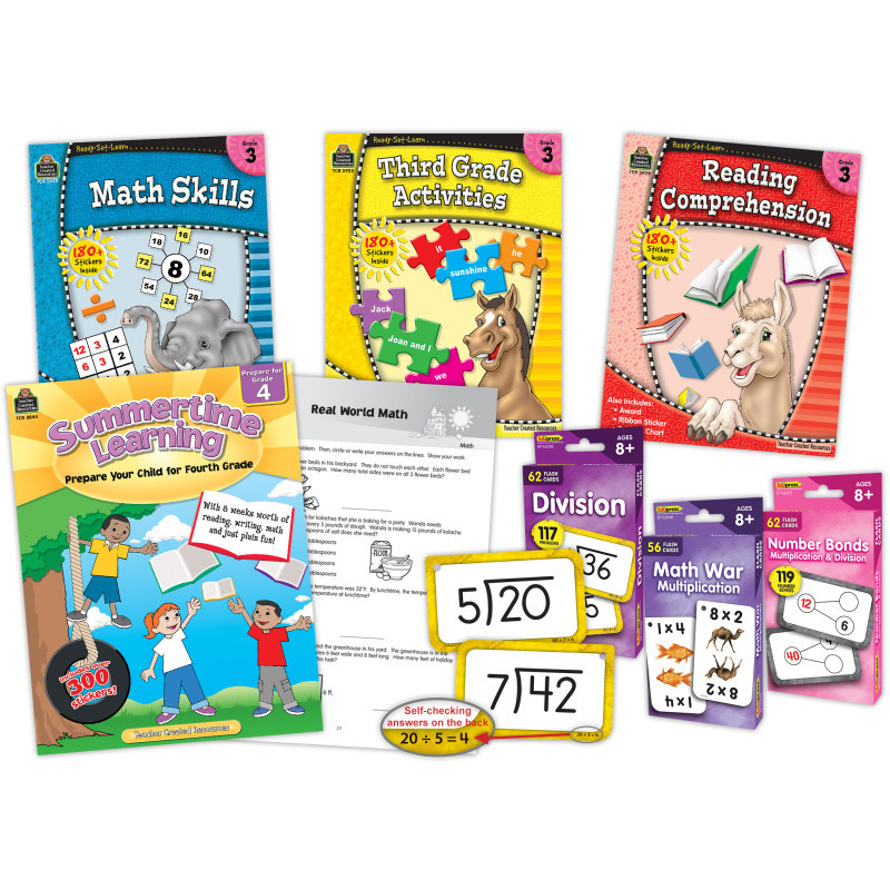 TEACHER CREATED RESOURCES Teacher Created Resources® Learning at Home: Grade 3 Kit