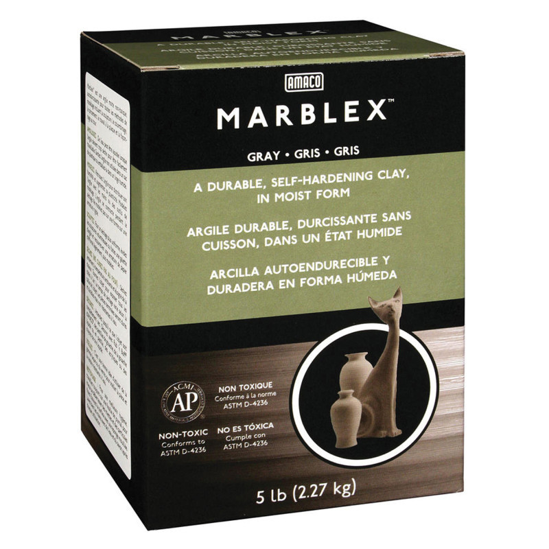 AMERICAN ART CLAY AMACO Marblex™ Self-Hardening Clay, 5 lbs.