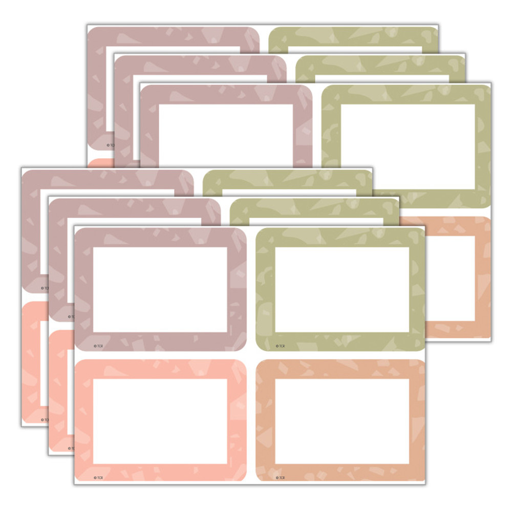 TEACHER CREATED RESOURCES Teacher Created Resources® Terrazzo Tones Name Tags/Labels - Multi-Pack, 36 Per Pack, 6 Packs TEACHER CREATED RESOURCES Teacher Created Resources® Terrazzo Tones Name Tags/Labels - Multi-Pack, 36 Per Pack, 6 Packs