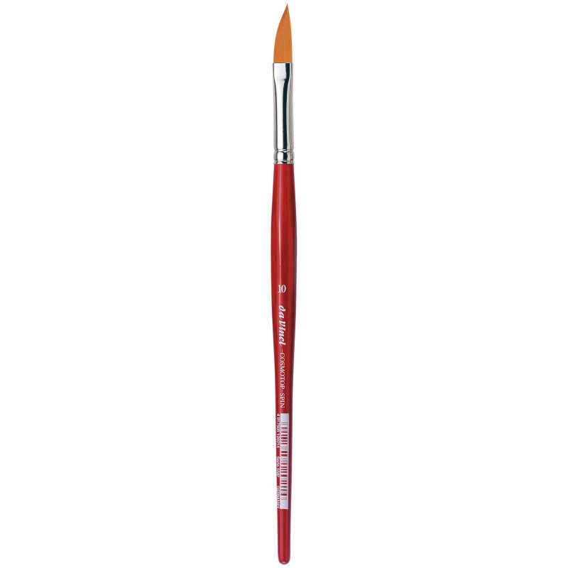 GREGORY DANIELS FINE ARTS INC da Vinci COSMOTOP-SPIN Striper Brush, Synthetic, Watercolor, Slant, Size 10