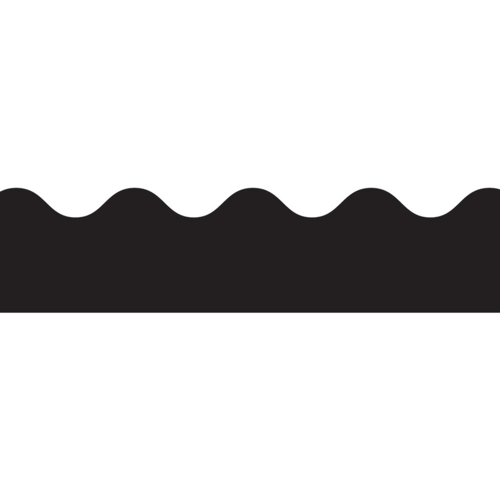 CARSON DELLOSA EDUCATION Carson Dellosa Education Black Scalloped Border, 39 Feet