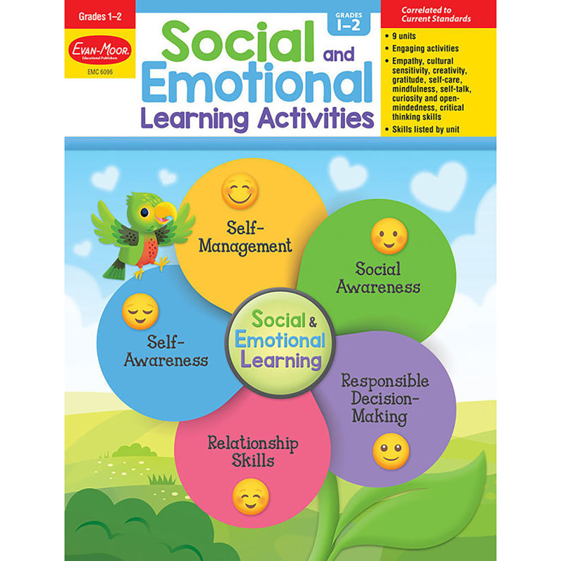 EVAN-MOOR Evan-Moor Educational Publishers Social and Emotional Learning Activities, Grades 1-2