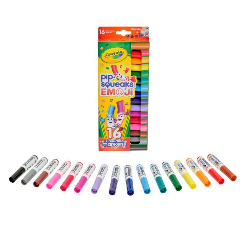 CRAYOLA LLC Crayola® Pip Squeaks Stamper Markers, 16 Count