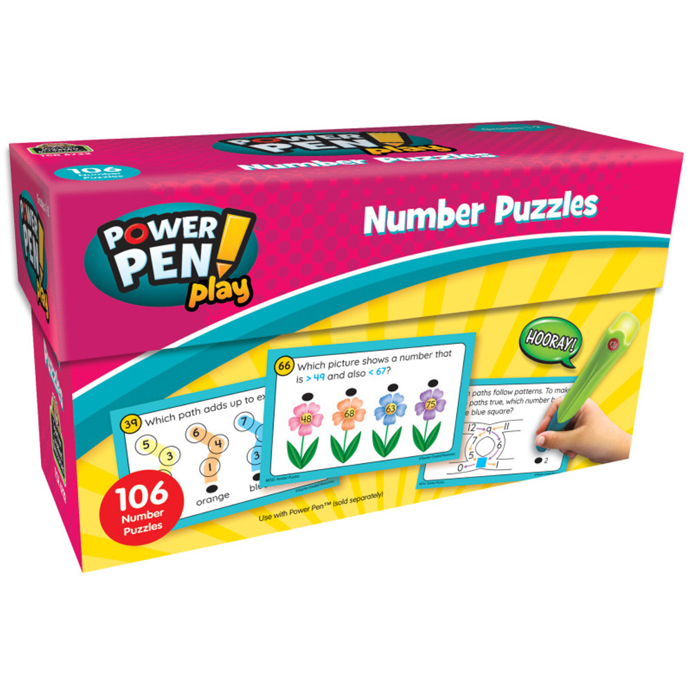 TEACHER CREATED RESOURCES Teacher Created Resources® Power Pen® Play: Number Puzzles, Grade 1-2