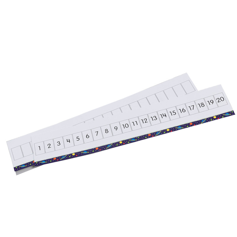 DIDAX Didax® Write-On/Wipe-Off 1-20 Number Path, Set of 10