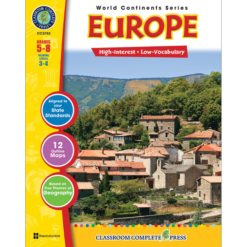 CLASSROOM COMPLETE PRESS Classroom Complete Press Europe Resource Book, Grade 5-8