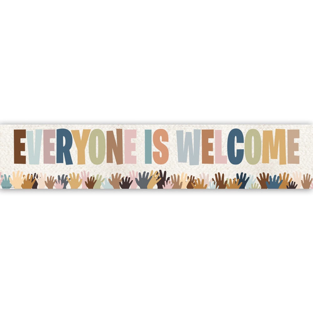 TEACHER CREATED RESOURCES Teacher Created Resources® Everyone is Welcome Helping Hands Banner