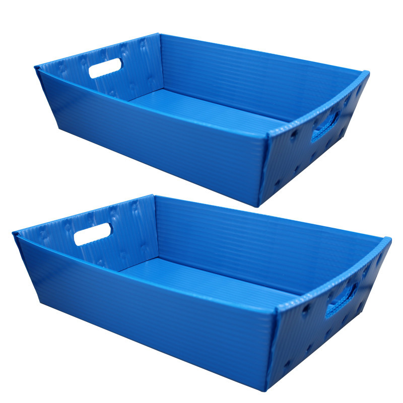 FLIPSIDE Flipside Products Blue Plastic Letter Tray - 2 Pack