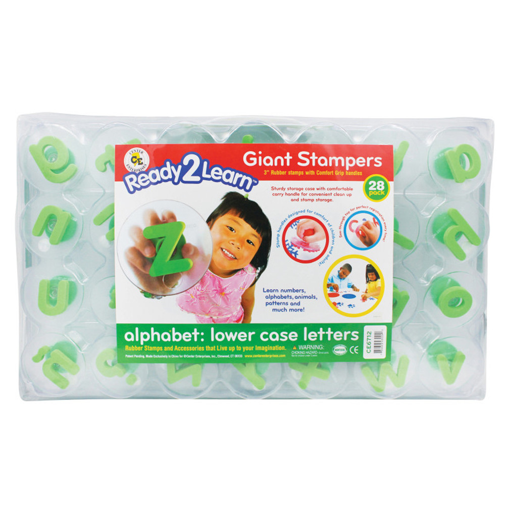 LEARNING ADVANTAGE READY 2 LEARN™ Giant Stampers - Lowercase Letters - Set of 28