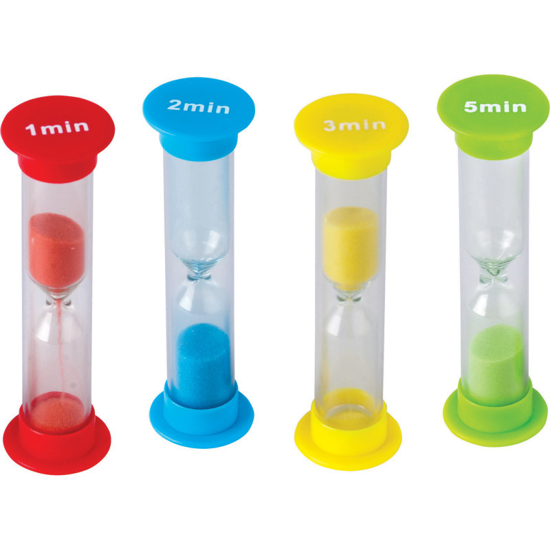 TEACHER CREATED RESOURCES Teacher Created Resources® Small Sand Timers Combo Pack, Pack of 4