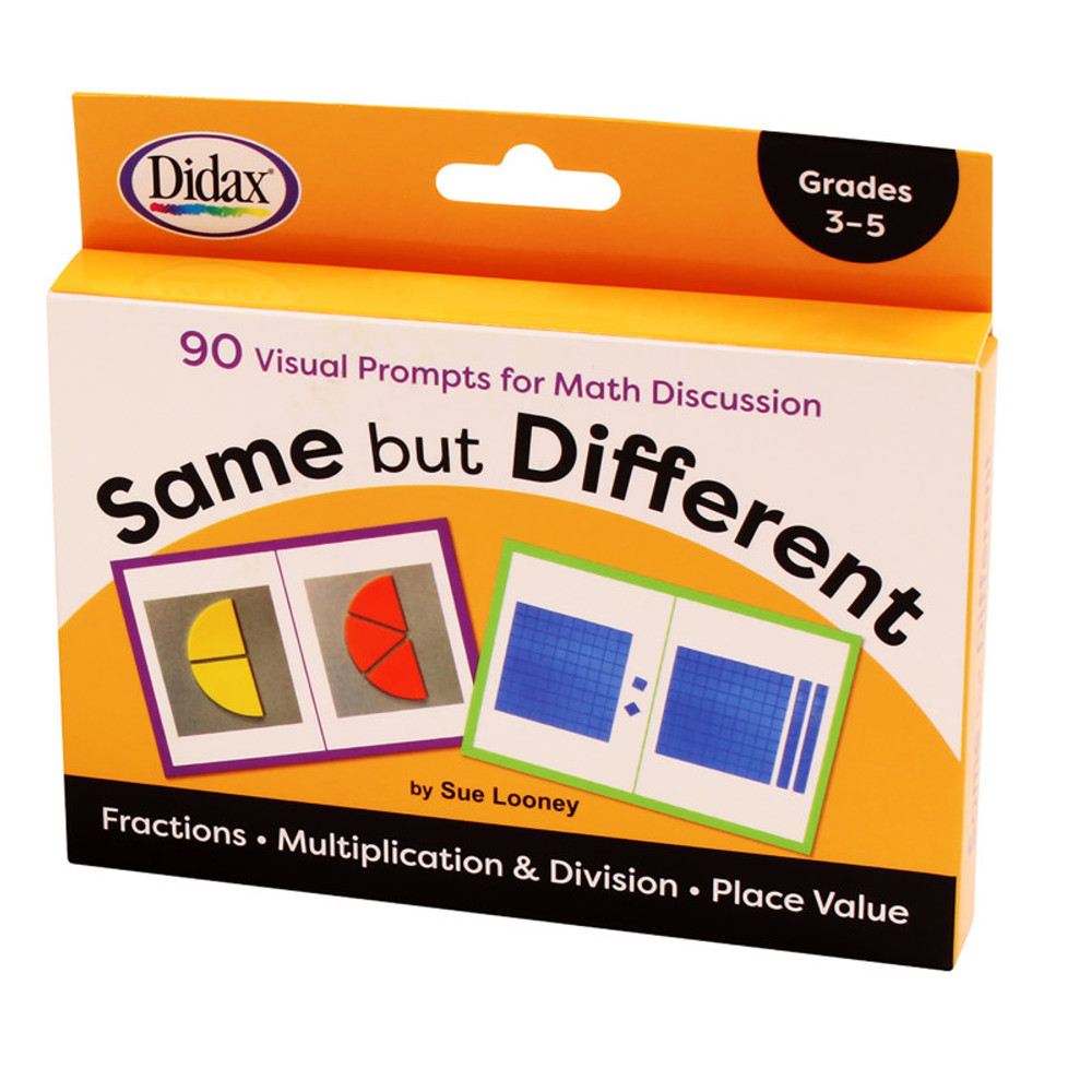 DIDAX Didax® Same but Different Cards, Grades 3-5 DIDAX Didax® Same but Different Cards, Grades 3-5