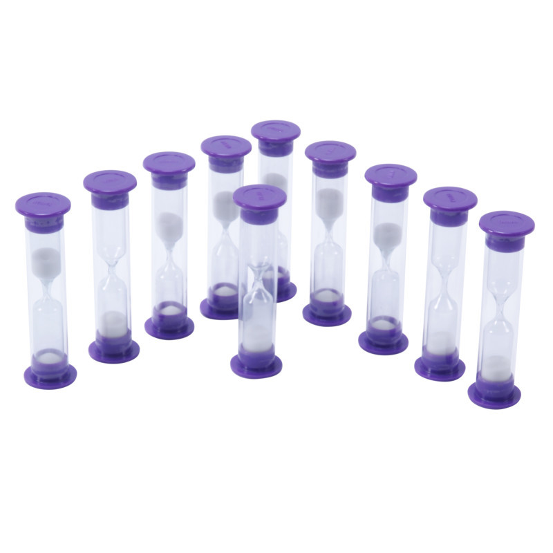 LEARNING ADVANTAGE Learning Advantage® Sand Timers - 3 Minute - Set of 10