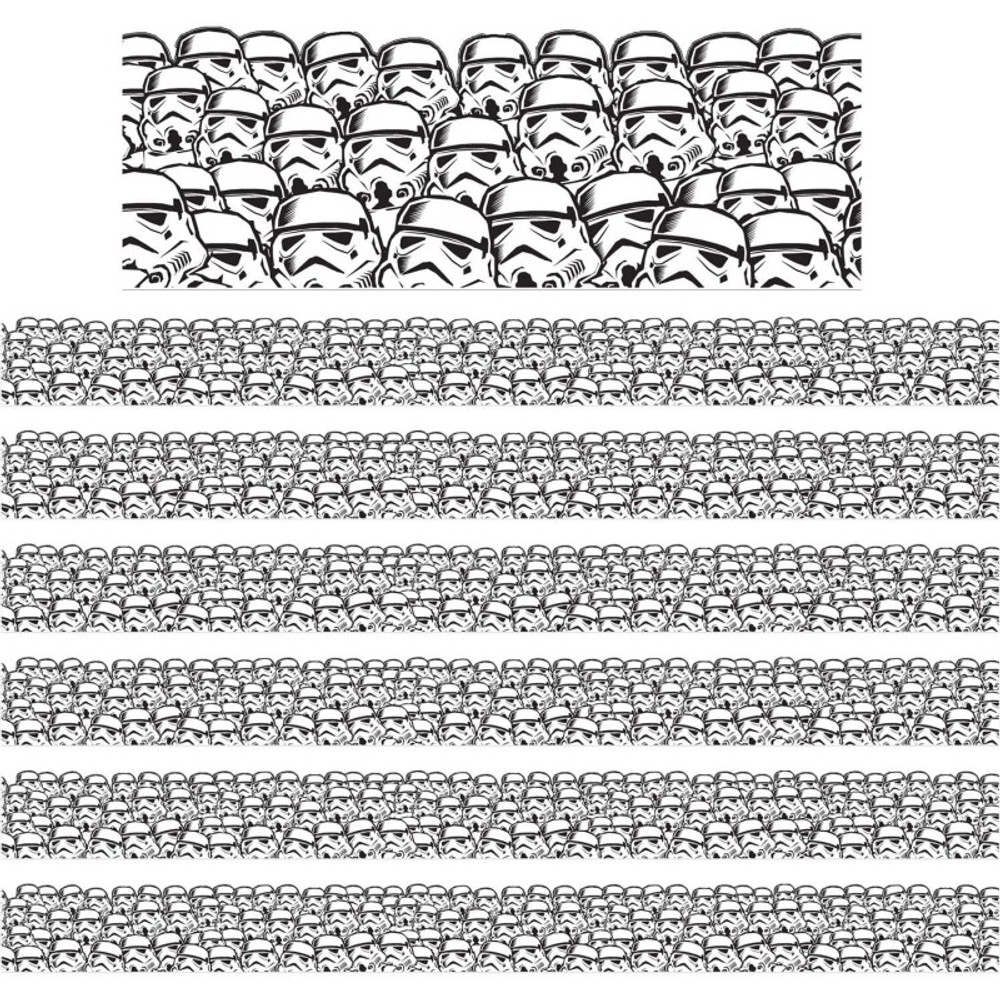 EUREKA Eureka® Star Wars™ - Super Troopers Deco Trim® Extra Wide Die Cut, 37 Feet Per Pack, 3 Packs