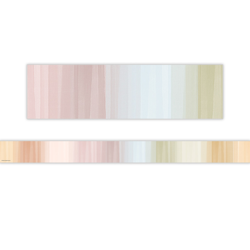 TEACHER CREATED RESOURCES Teacher Created Resources® Cool Tones Straight Border Trim, 35 Feet