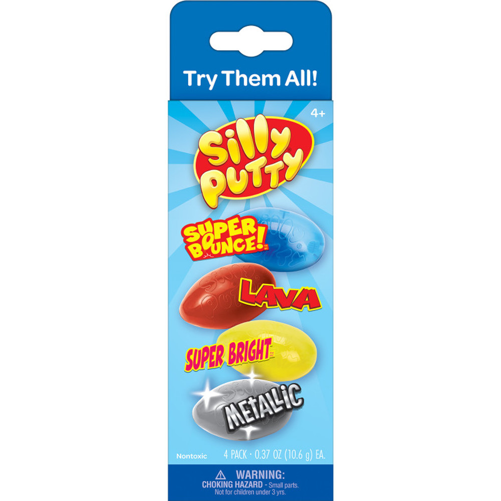 CRAYOLA LLC Crayola® Silly Putty Variety Pack, 4-Pack