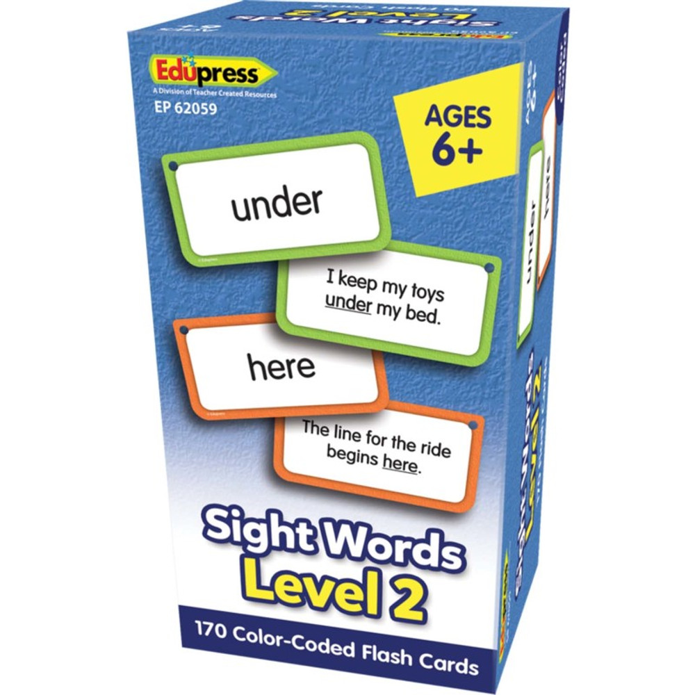 TEACHER CREATED RESOURCES Edupress™ Sight Words Flash Cards - Level 2